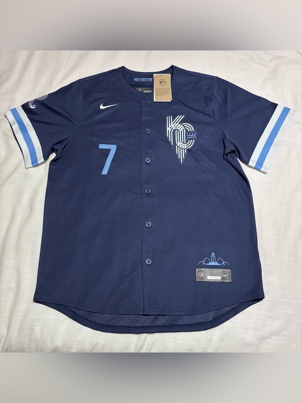Men’s Nike Kansas City Royals Bobby Witt Jr. City Connect Jersey | Large | NWT